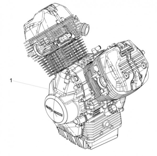 Motor Motor - Moto-Guzzi V 9 850ccm 4T 4V AC 2017- ZGULHB00