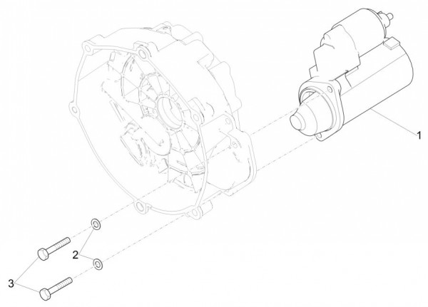 Motor Anlasser - Moto-Guzzi V 9 850ccm 4T 4V AC 2017- ZGULHB00