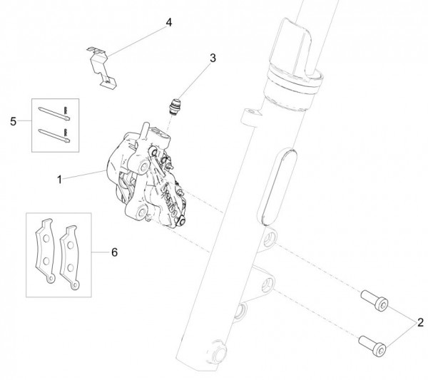 Bowdenzüge Bremsanlage vorn - Moto-Guzzi V 9 850ccm 4T 4V AC 2017- ZGULHB00