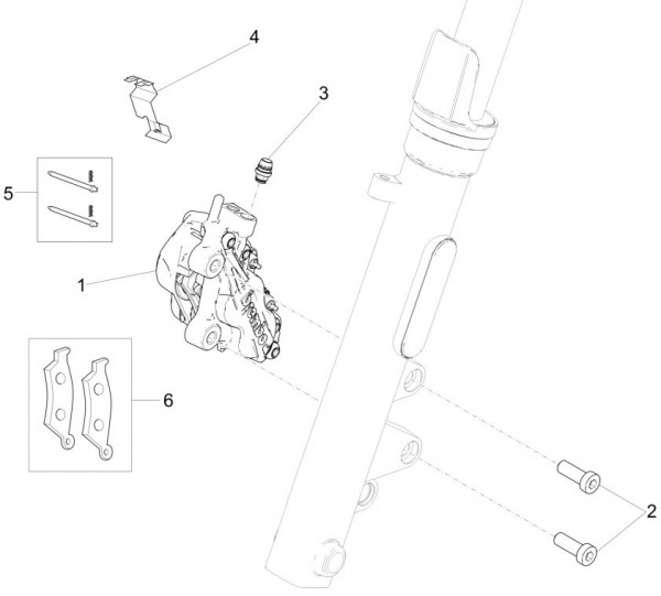 Bowdenzüge Bremsanlage vorn - Moto-Guzzi V 9 850ccm 4T 4V AC 2017- ZGULHE00